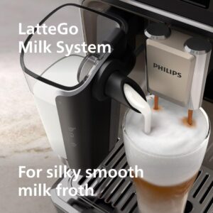Philips 5500 Series Fully Automatic Espresso Machine – Black Chrome (EP5544/94) - Image 6